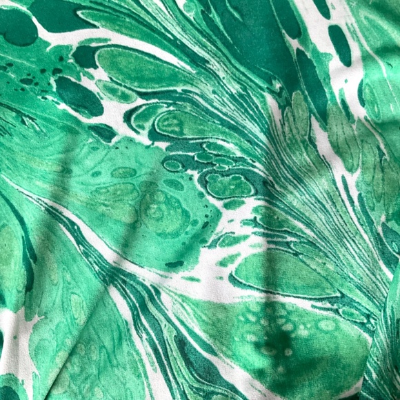 1990’s Michael Kors Vintage Green Dress Florentine Marbled Paper Pattern… - Picture 6 of 7